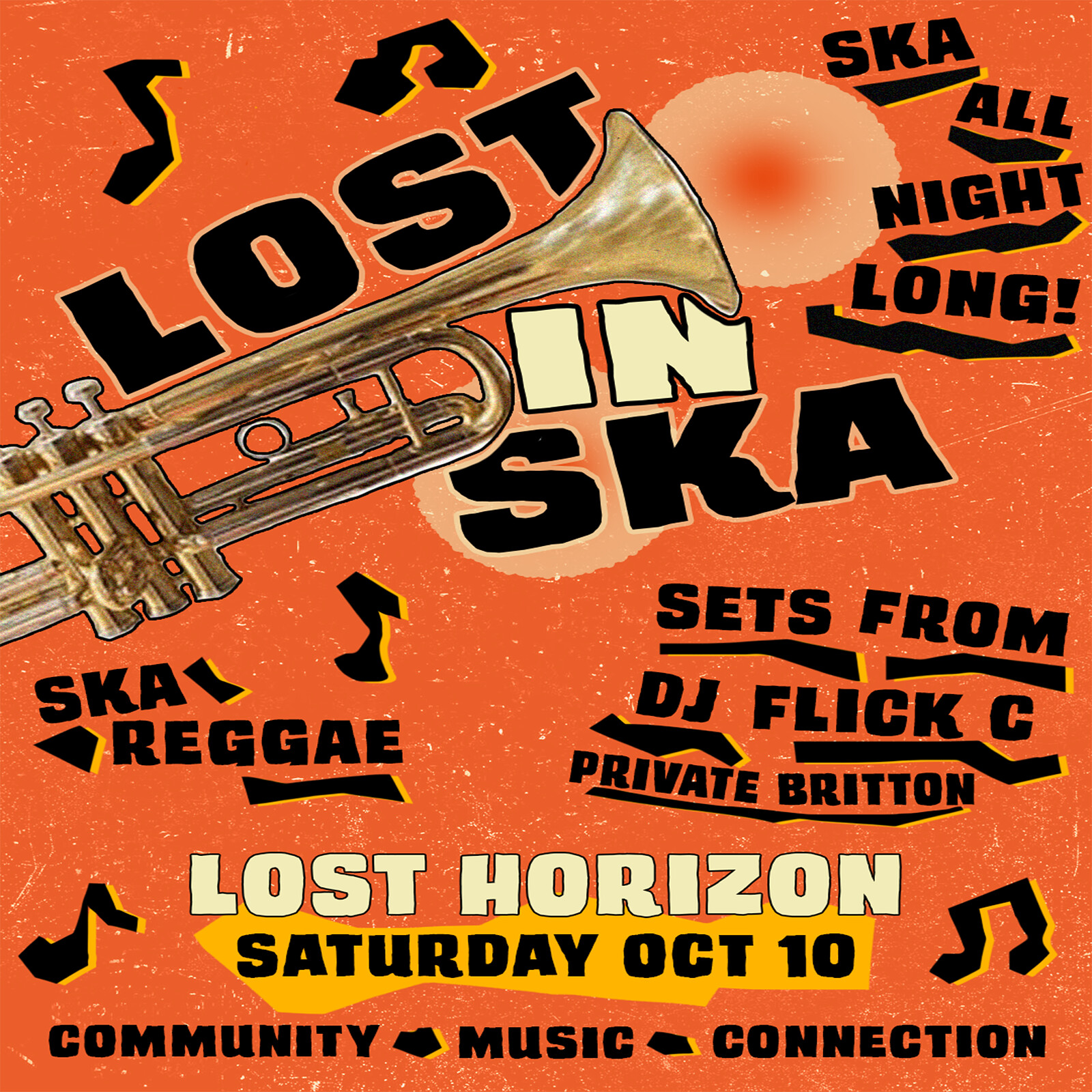 Lost In Ska event poster, shown as an example